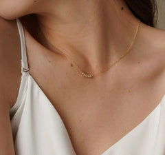 14K Gold Filled Friendship Bead Necklace