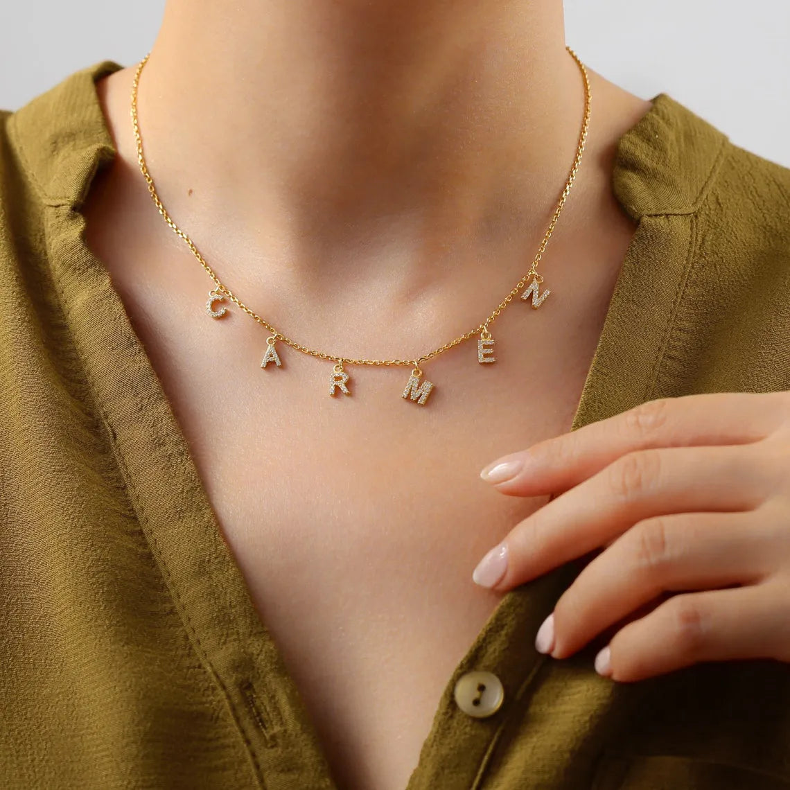 Velvet Verve Personalized Necklace