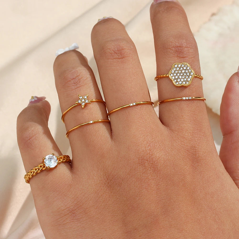 18k Gold Plated Rings